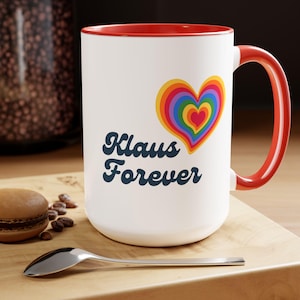 Klaus Forever Heart Coffee Mug | 15oz  - Klaus Mikaelson | The Originals | TVD Merch