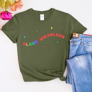 Klaus Rainbow Gildan Unisex T-Shirt- Klaus Mikaelson | The Originals Fan Gift | Elijah | TVD Merch | New Orleans Vampire | Hybrid