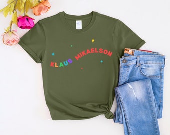 Klaus Rainbow Gildan Unisex T-Shirt- Klaus Mikaelson | The Originals Fan Gift | Elijah | TVD Merch | New Orleans Vampire | Hybrid