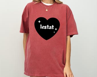 Lestat Heart T-Shirt- Vampire Gothic Graphic Tee, Interview with the Vampire Shirt, Dark Academia Bookish Gift, Vampire Chronicles Shirt