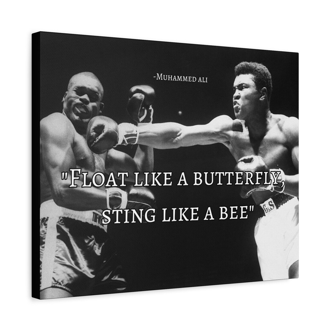 Muhammed Ali, Muhammed Ali Canvas, Inspirational Quote, Home Office