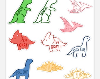 Dino Sticker sheet