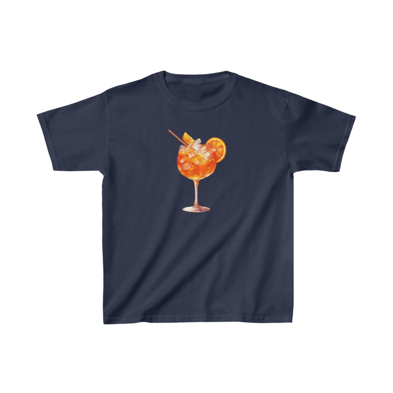 Tee shirt bébé tendance années 2000 Aperol Spritz tee-shirt bébé années 90 Cocktails tshirt boisson d'été italienne chemise graphique vêtements esthétiques rétro haut des années 2000 image 7