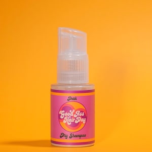 Dark Hair Dry Shampoo: Natural Powder, Oil Absorbing