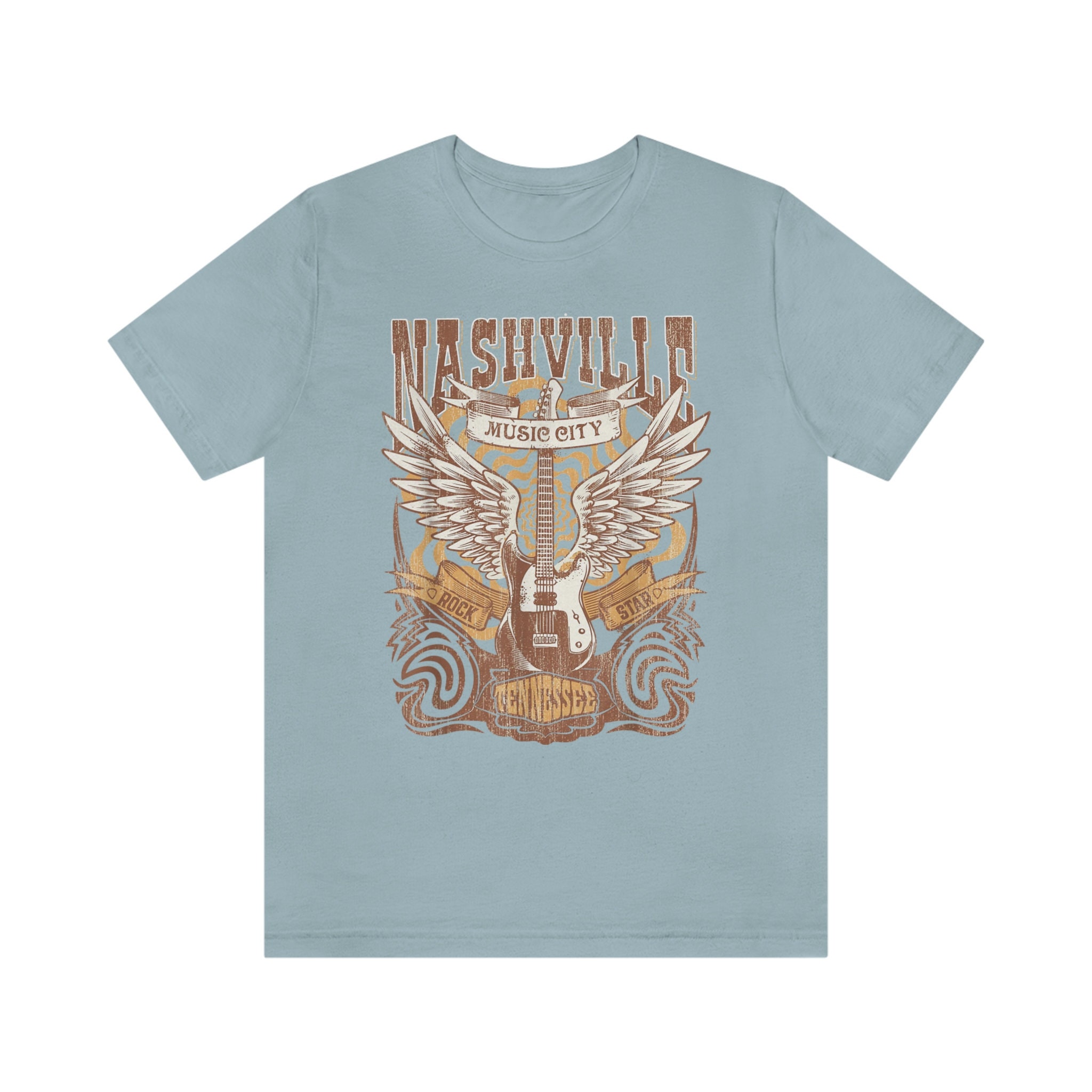 Discover Nashville Music City Tennessee Guitar Shirt, Girls Trip To Nashville T-Shirt