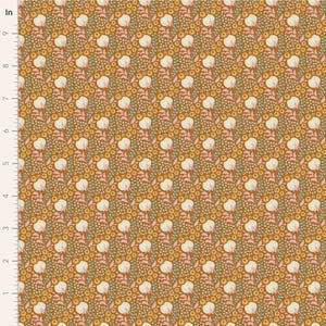 Cottonfield in Ochre - Sanctuary Collection from Tilda Fabrics - sold in 1/2 yards