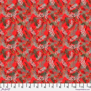 Deli Berries in Red - Christmas Spirit by Mia Charro for FreeSpirit fabrics