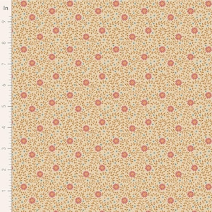 Daisydream in Tan - Sanctuary Collection from Tilda Fabrics - sold in 1/2 yards