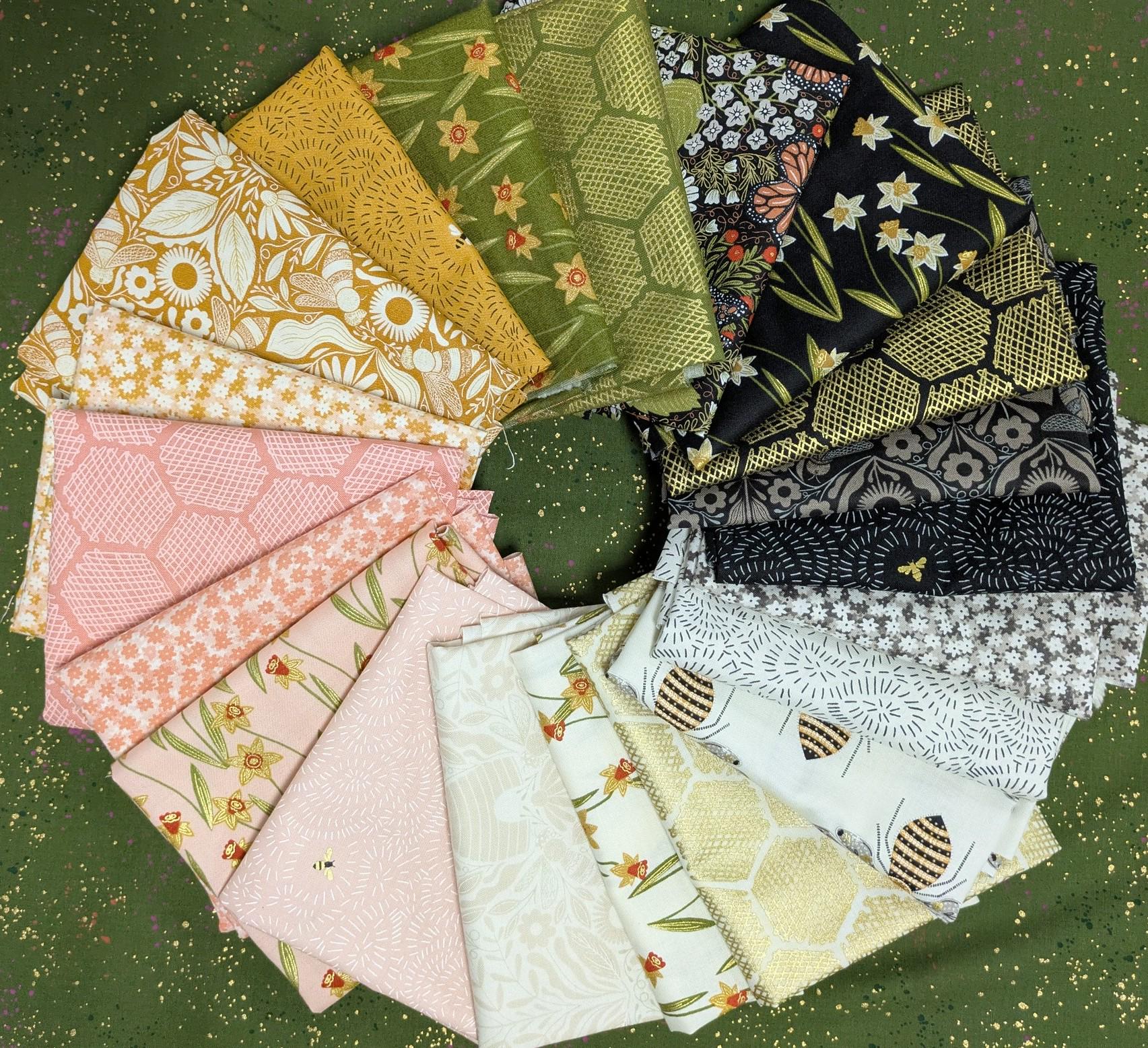 Fat Quarter Bundle - 20 fat quarters - Bee Garden by Gingiber for Moda Fabrics