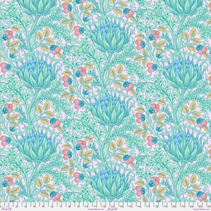 Artichoke in Lavender - Kaffe Fassett x Morris & Co from Free Spirit Fabrics - sold by 1/2 yard