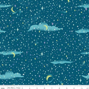 Pixie Dust in Night - Forever Neverland by Jill Howarth for Riley Blake Designs