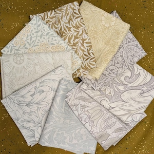 Fat Quarter Bundle - 9 fat quarters - The Original Morris & Co for Free Spirit Fabrics