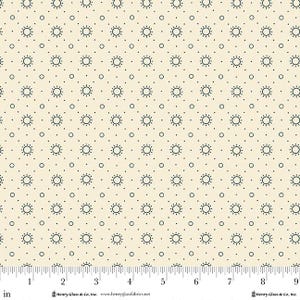 Radiant Circles in Cream - Buttercream and Brickle Bits by Kim Diehl for Henry Glass Fabrics