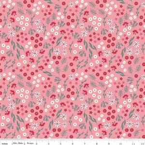 Bouquets in Peony - Berry Market by Beverly McCullough for Riley Blake Designs