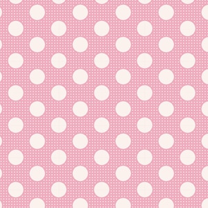 Medium Dots in Pink -  Tilda Basics from Tilda Fabrics - sold in 1/2 yards
