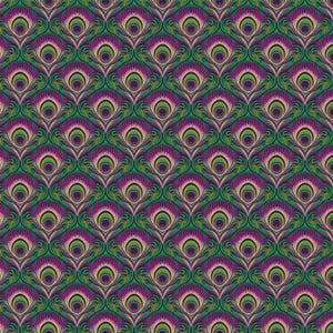 Seduction in Midnight - Wild Abandon by Heather Bailey for Figo fabrics - sold by the 1/2 yard