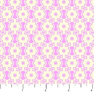 Posy in Lavender - Full Bloom by Heather Bailey for Figo fabrics - sold by the 1/2 yard