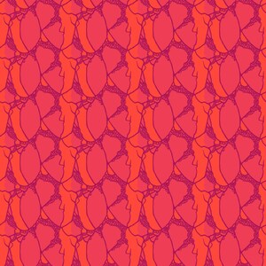 Entangled in Flame - Wild Abandon by Heather Bailey for Figo fabrics - sold by the 1/2 yard