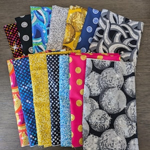 Fat quarter bundle - Disco! from Lewis and Irene - 14 fat quarters