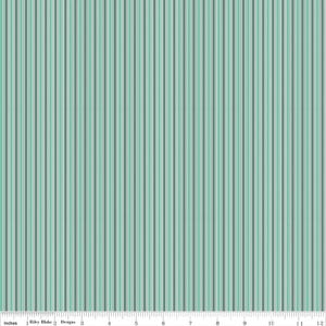 Stripes in Sea glass - Berry Market by Beverly McCullough for Riley Blake Designs