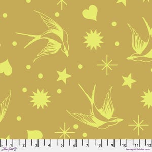 Neon Fairy Flakes - Moonbeam - True colors by Tula Pink from Free Spirit Fabrics