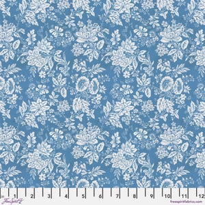 Blue Tapestry - Blue Palette from Eclectic Elements Palette by Tim Holtz for Free Spirit Fabrics - sold in 1/2 yards