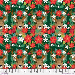 Reindeer Revelry - Christmas Cabin by Mia Charro for Free Spirit fabrics