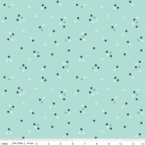 Flowers in Songbird - Berry Market by Beverly McCullough for Riley Blake Designs