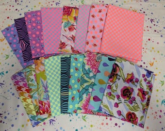 17 piece Fat Bundle -Untamed by Tula Pink from Free Spirit Fabrics