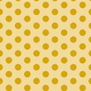 Medium Dots in Flaxen Yellow - Tilda Basics from Tilda Fabrics - sold in 1/2 yards