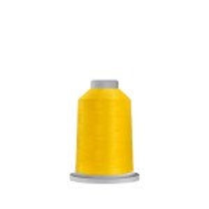 May include: A spool of bright yellow thread.