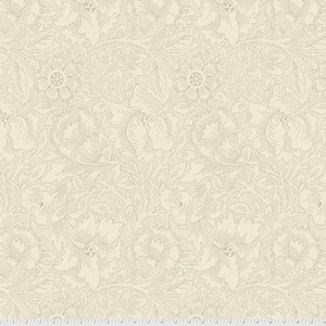 Poppy in Cream - The Original Morris & Co from Free Spirit Fabrics - sold by 1/2 yard