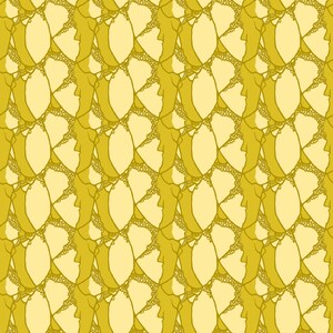 Entangled in Gold - Wild Abandon by Heather Bailey for Figo fabrics - sold by the 1/2 yard