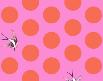 Free Fall in Honey - Sateen 108 inch wide back - Tula Pink from Free Spirit Fabrics - sold in 1/2 yards