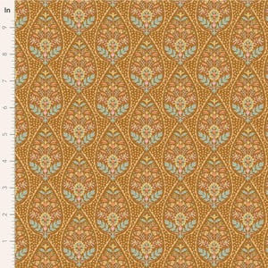 Adina in Ochre - Sanctuary Collection from Tilda Fabrics - sold in 1/2 yards