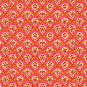 Seduction in Raspberry - Wild Abandon by Heather Bailey for Figo fabrics - sold by the 1/2 yard