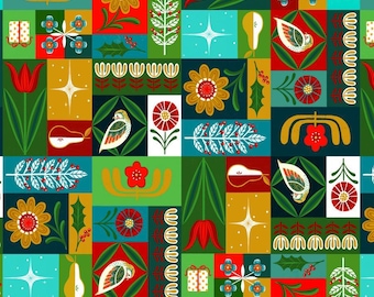 True Love Gave to Me - 12 Days of Christmas by Cori Dantini for Free Spirit fabrics