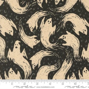 Ghostly in Midnight - Home Sweet Haunt by Stacy Iest Hsu for Moda Fabrics - sold by 1/2 yard