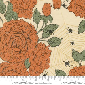Haunted Roses in Bone - Home Sweet Haunt by Stacy Iest Hsu for Moda Fabrics - sold by 1/2 yard