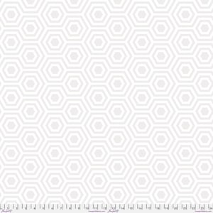 Hexy XL in Snowfall - 108&quot; Wide back - by Tula Pink for Free Spirit Fabrics - sold by 1/2 yard