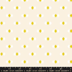 Diamonds - Shell - Juicy by Melody Miller for Ruby Star Society - sold by 1/2 yard