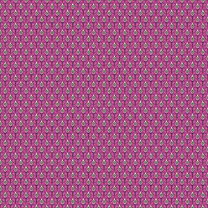 Swagger in Violet - Wild Abandon by Heather Bailey for Figo fabrics - sold by the 1/2 yard
