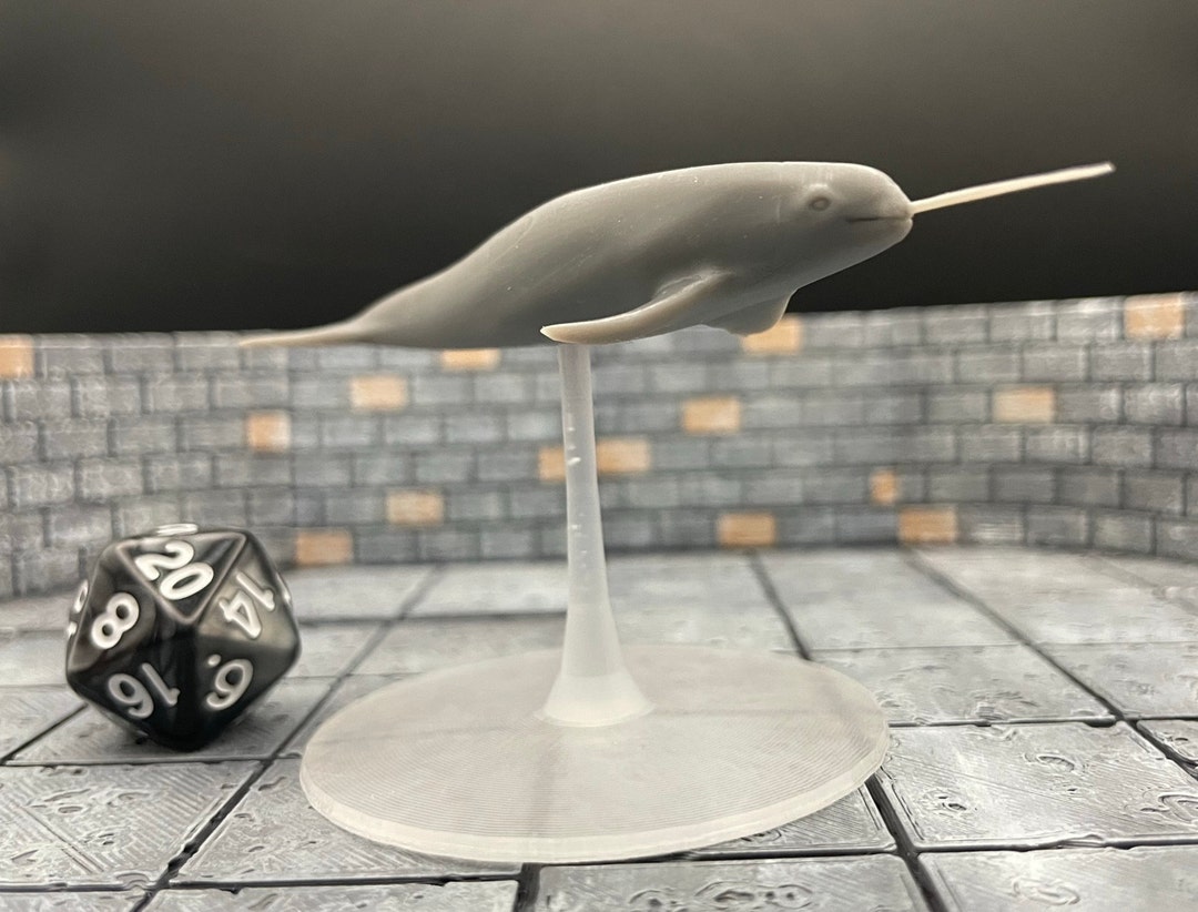 Whales Narwhal Killer Whale Tabletop RPG Mz4250 3D Etsy