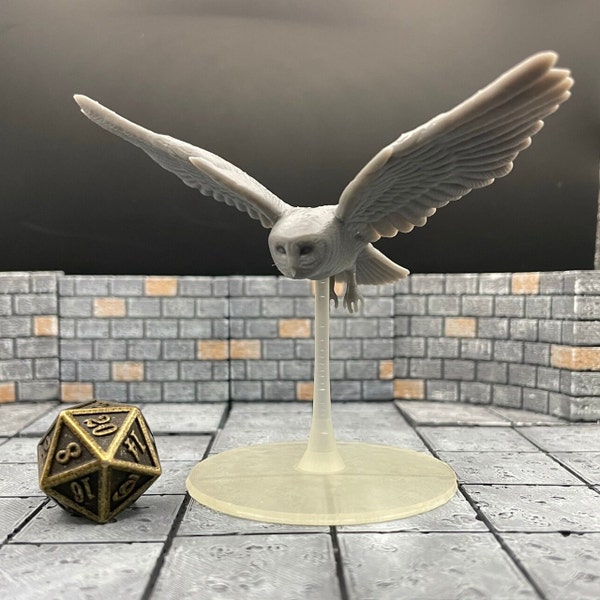 Giant Flying Birds | Large Beast | Eagle, Owl, Vulture | Tabletop RPG | mz4250 | 3D Printed Miniatures | 28mm scale