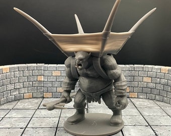 Battle Ogres | Giant | Tabletop RPG | mz4250 | 3D Printed Miniatures | 28mm scale