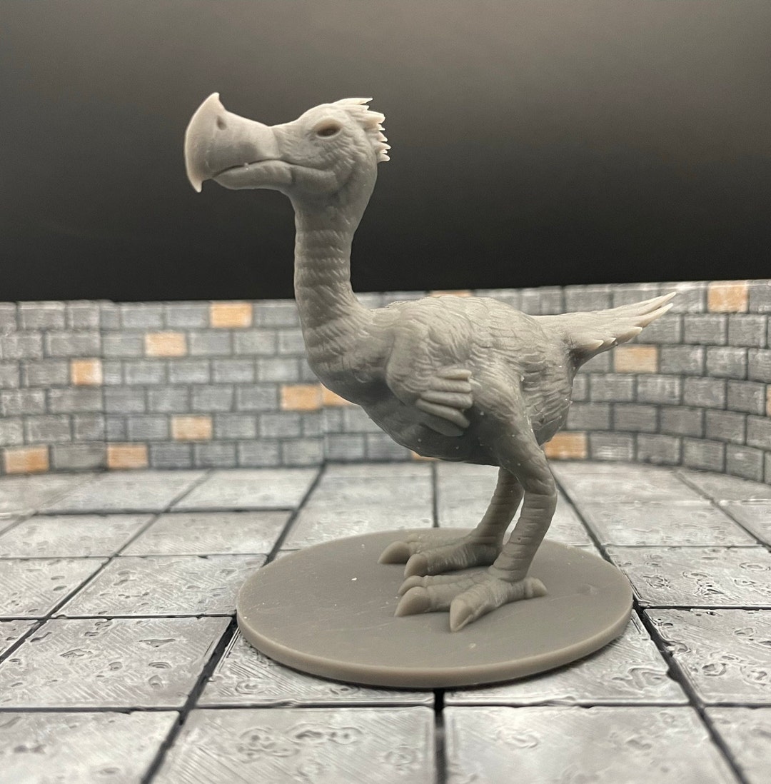 Axe Beak Beast Tabletop RPG Mz4250 3D Printed Miniatures 28mm Scale Etsy