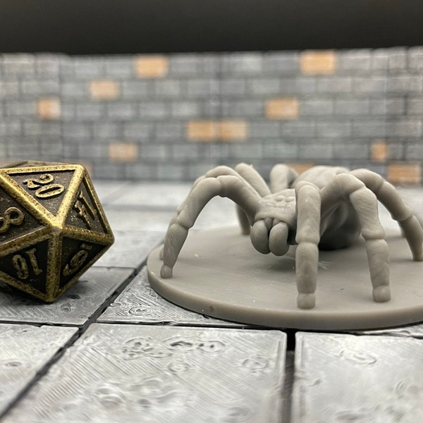 Giant Spiders | Medium & Large Beast | Tabletop RPG | mz4250 | 3D Printed Miniatures | 28mm scale