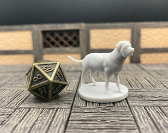 Dogs, Large Breeds | Mastiff | German Shepherd | Mount with Saddle | Mini Surface | Tabletop RPG | mz4250 | 3D Printed Minis | 28mm scale