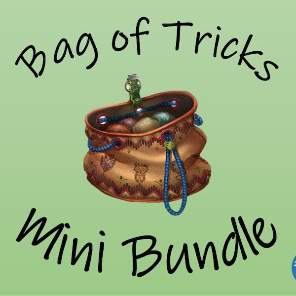 Bag of Tricks Mini Bundle | Gift Set | Gray, Rust, and Tan Bags of Tricks | Animal Bundle Resin Miniatures | mz4250 | 3D Printed Minis 28mm