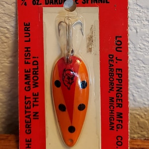 Vintage 1/4 oz. DARDEVLE SPINNIE The Greatest Game Fish Lure in the World!